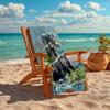 Wild Bears Mountain Forest Soft Beach Towel Outdoor Camping Vacation Swimming Beach Towel Outdoor Absorbent Bath Towel Blanket A6