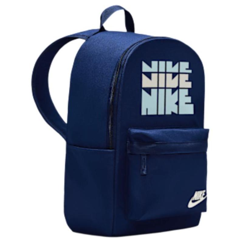 Nike Heritage Polyester Backpack Women's Glacier Blue Casual HV6614-492