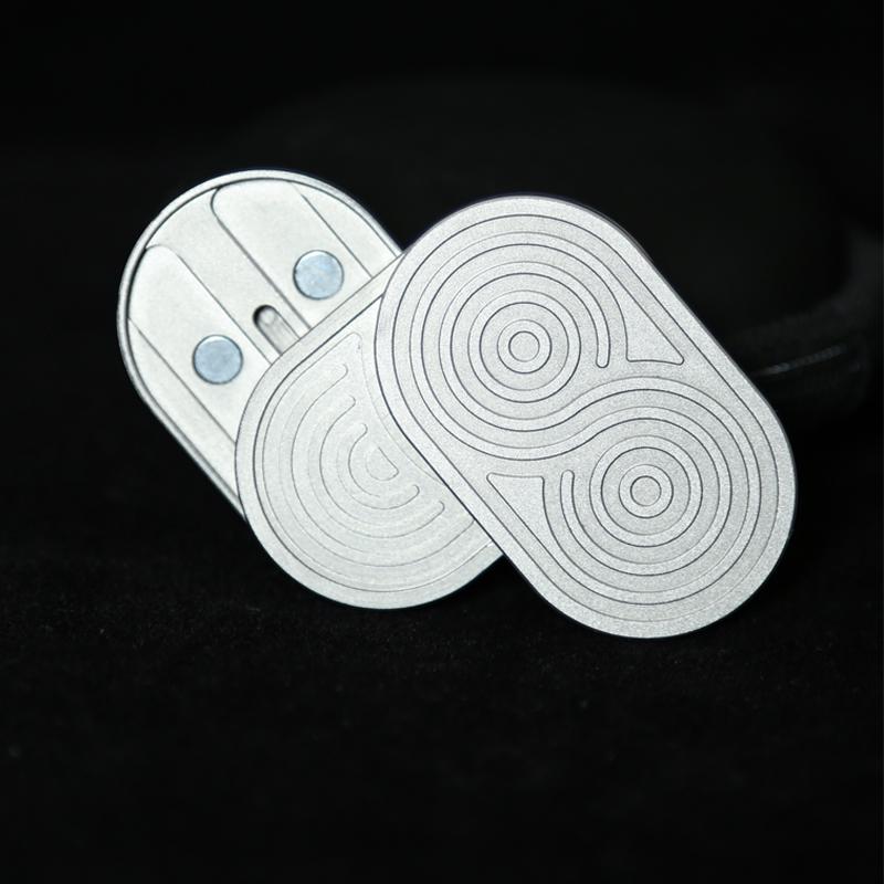 Stainless Steel Multi-Directional Tactile Slider Magnetic Metal EDC Fidget Slider ADHD Tool Stress Relief Toy Office Toy Gifts