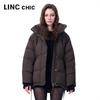 Jinyujie Women's Ballet-Style Mid-Length Down Jacket