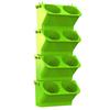 Wall Hanging Plastic Green Wall-mounted Planting Box Garden Plant Wall Hanging Flower Pot Container Home Decorations