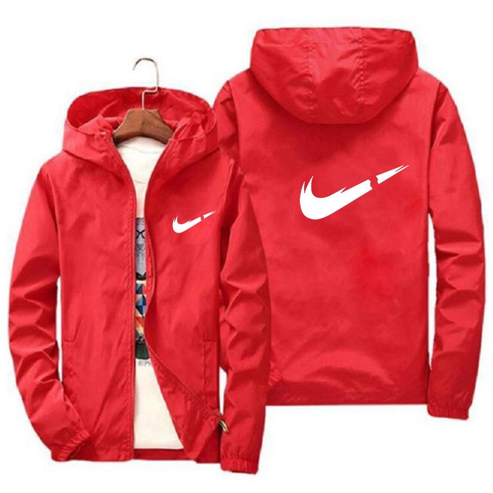 Fashionable loose cardigan with zipper jacket, trendy brand casual and versatile hooded jacket, windproof and rainproof jacket