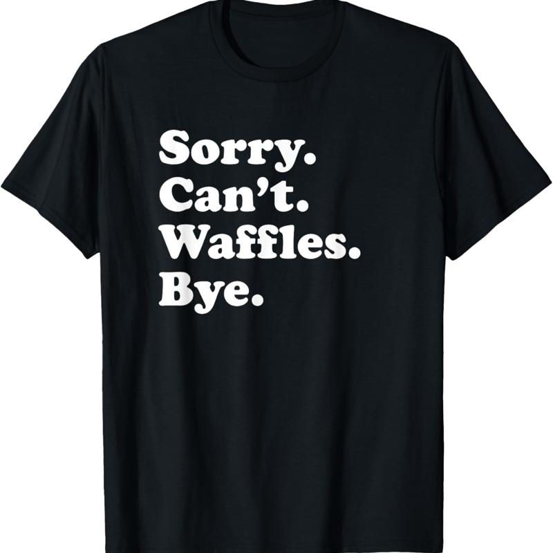 

Funny Waffle For Boys Or Girls T Shirt - Men s Summer Cotton Graphic Tee S разноцветный