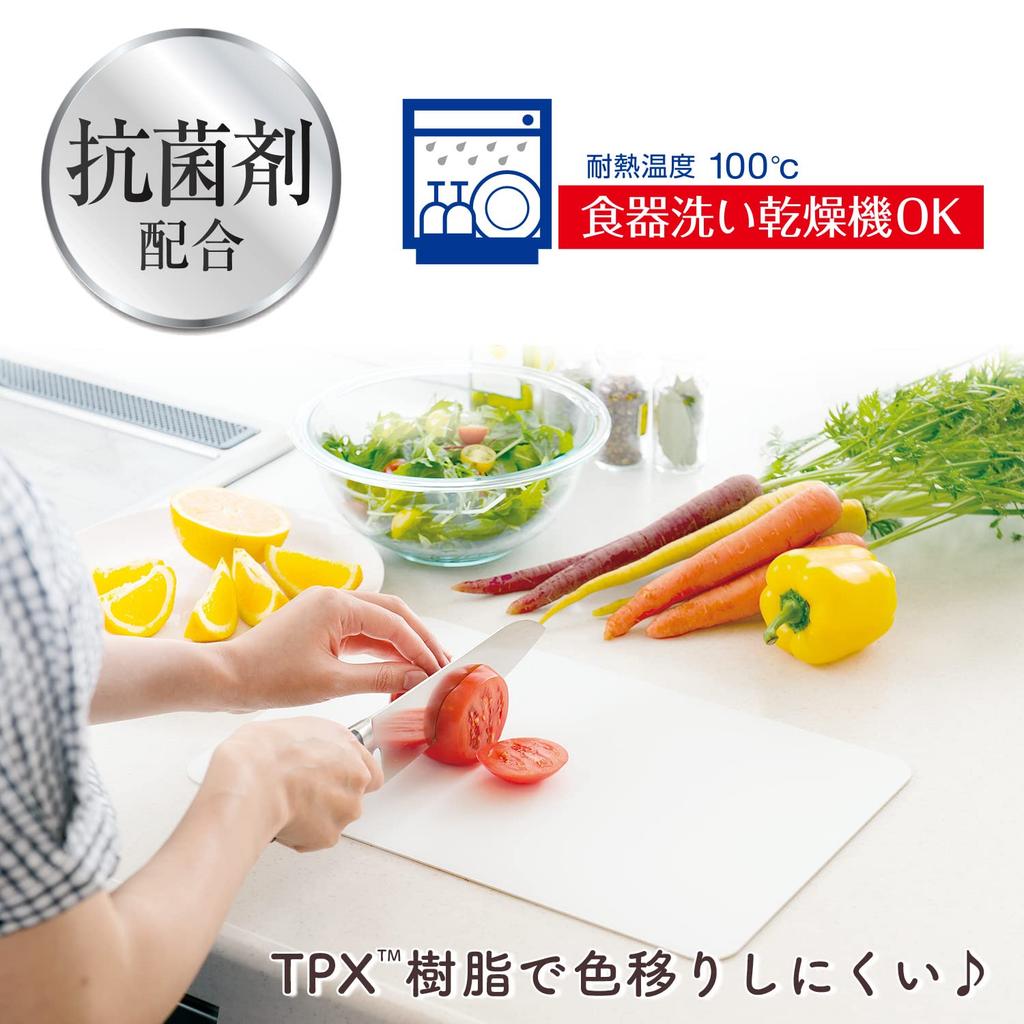 LEC Leak Stain-Resistant Cutting Board Sheet L KK-217 Large