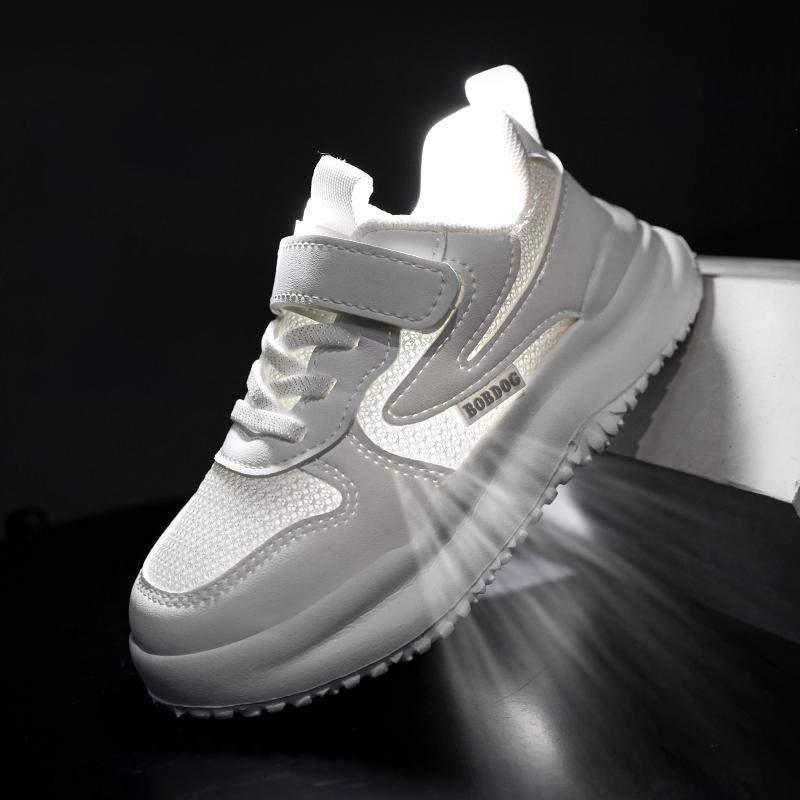 Children's Sneakers Kids Fashion Design White Non-slip Casual Shoes Boys Girls Soft Breathable Sneakers Toddler Outdoor Shoes