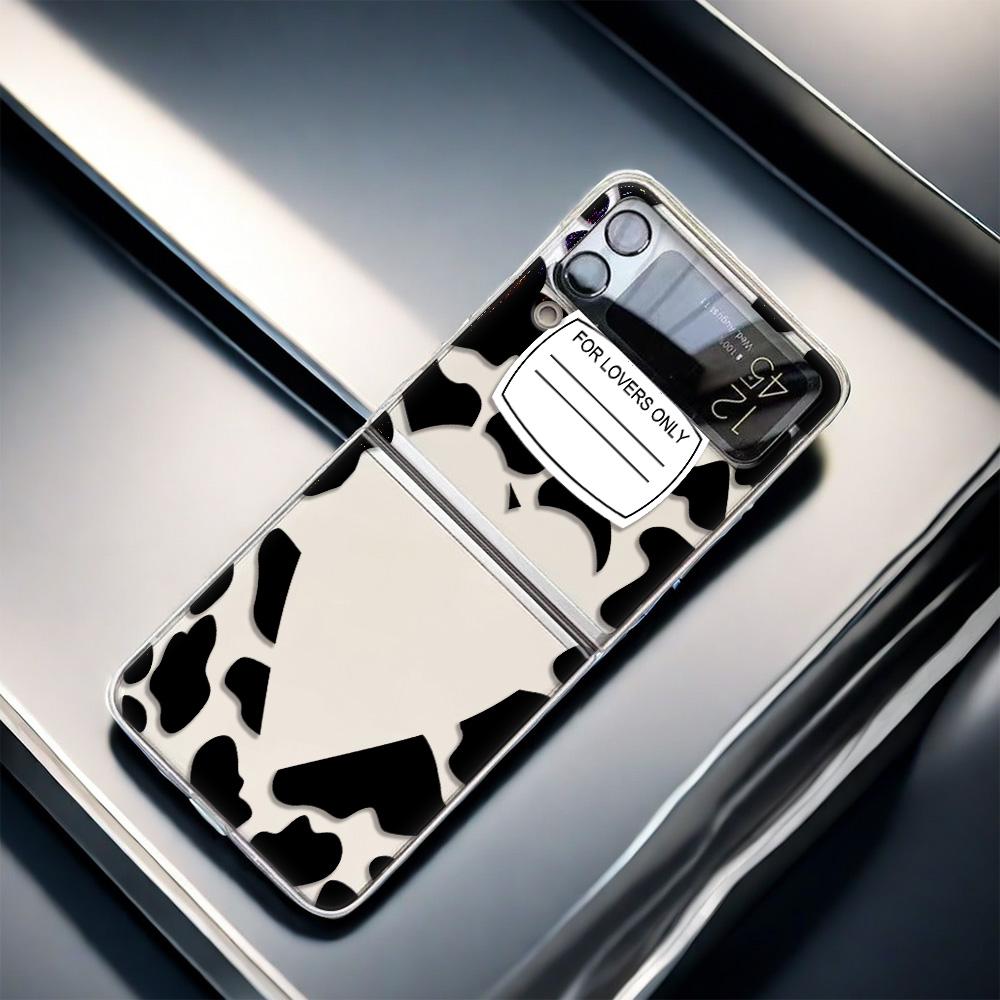 Golden Leopard Print F711 Phone Case For Samsung Z Flip 3 4 5 6 Cases Funda For Samsung Z FLIP 3 4 5 6 Cover Case Funda Coque