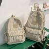 Schoolbag Solid Color Backpack 1011 New Junior High School Girls High School College Students School Bag Women Travel Lightweight Small Backpack