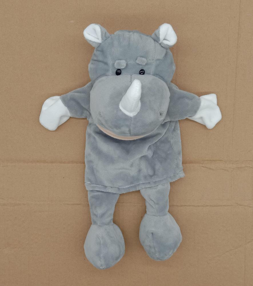 35Cm Cartoon Animal Hand Puppet Parent-Child Game Doll Lion Elephant Pig Appease Toys Birthday Gifts For Children