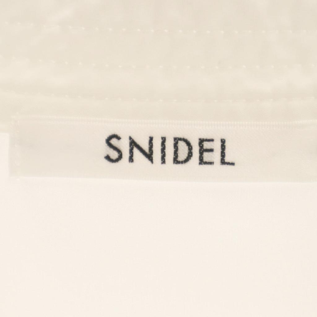 SNIDEL Long sleeve Frill mini dress white Women Used