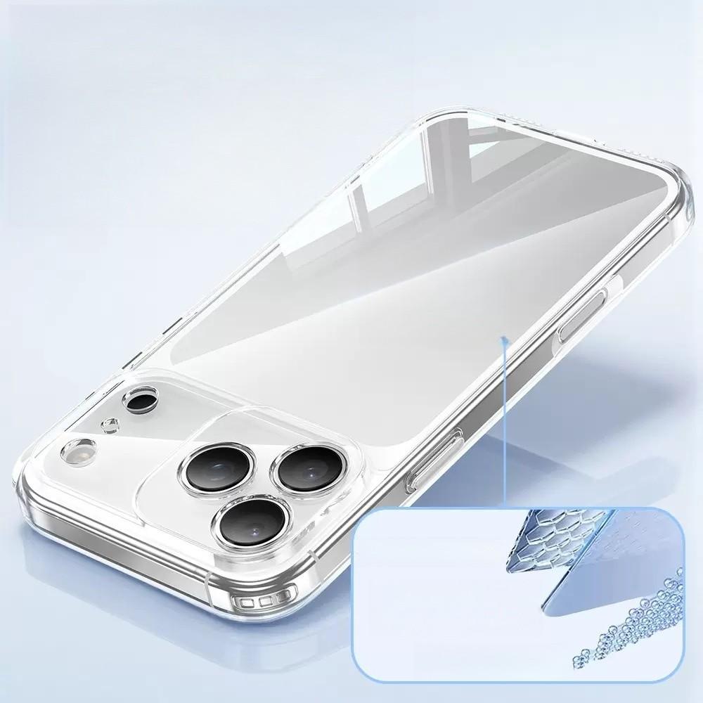 Transparent TPU Shockproof Protection Phone Case for iphone 17 Pro Max / 17Pro/17/Air/16Pro Max/16Pro/16+/16/16e- Crystal Clear