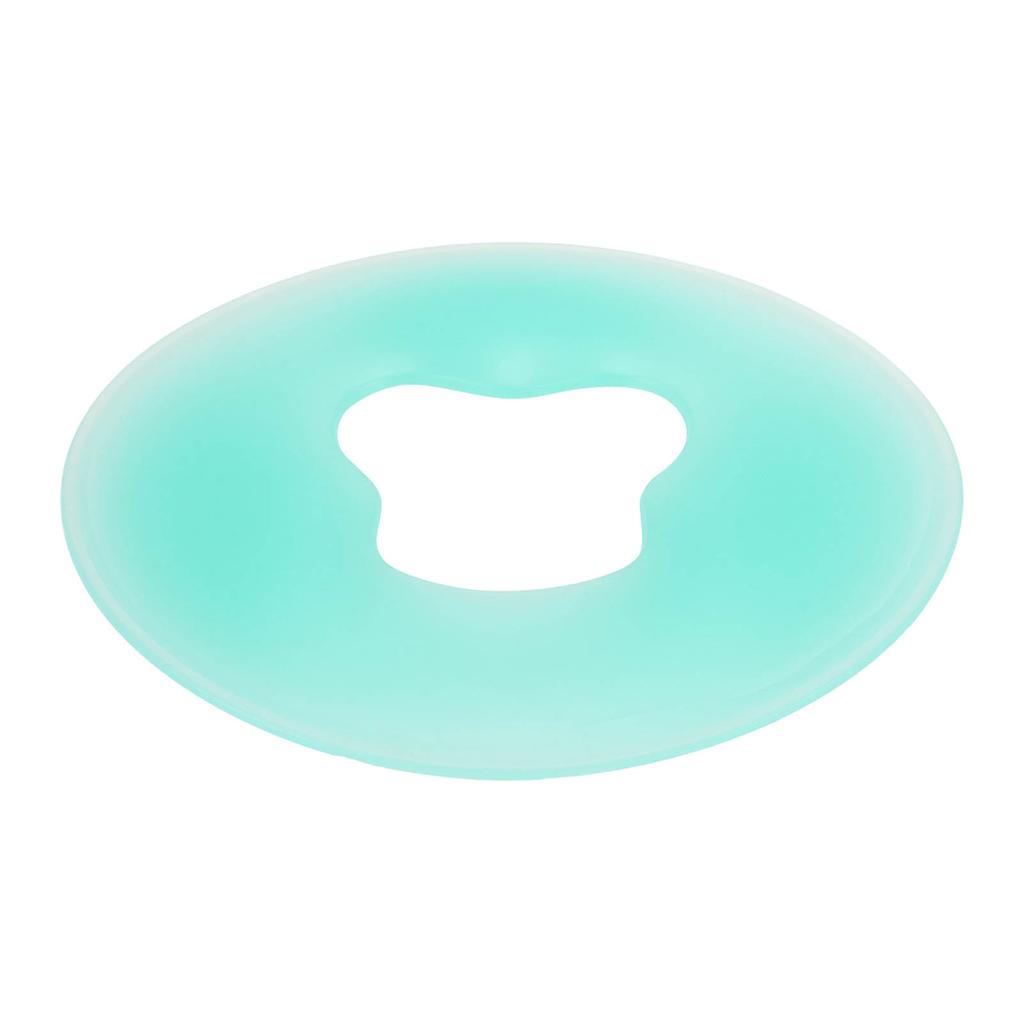 Soft Silicone Pillow Comfortable Skin Friendly Round   Spa Relax Silicone Face Pillow