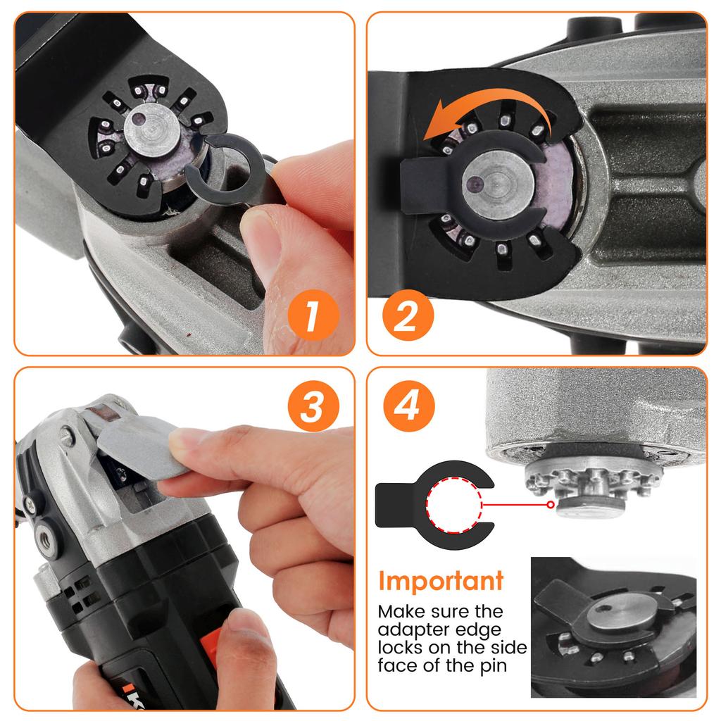 8Pcs Cutting Metal,Steel Nails,Screws,Carbide Tooth Blade Oscillating Saw Blades 27pcs,Multitool Oscillating Tool Accessories