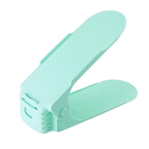 Druhá generace nastavitelných botníků, jednoduché a kreativní DIY montážní botníky, dvouvrstvé plastové dokončovací regály na boty