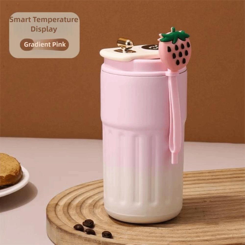 Intelligent Thermal Cup Temperature Display 316 Stainless Steel Water Bottles Leakproof Portable Coffee Cup for Lady Girls