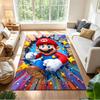 Super Mario Adventure Non-Slip Home Carpet Design Great for Home & Apartment