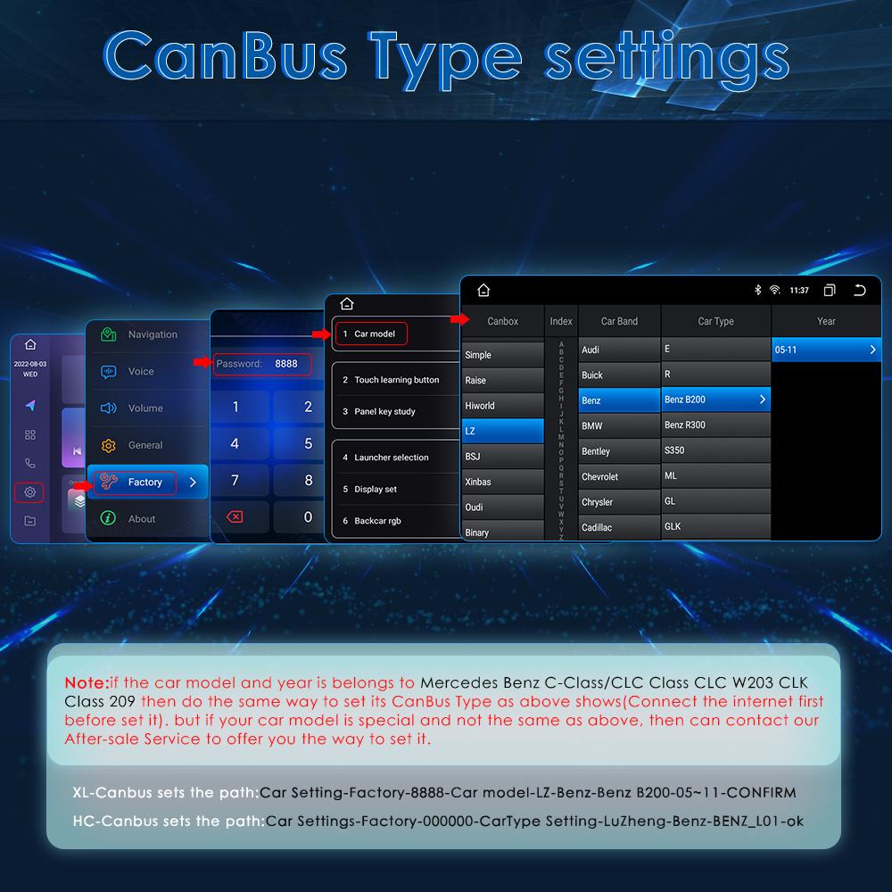 OSSURET 8'' 7862 AI 2din Android Auto-Multimedia-Player für Mercedes Benz C-Klasse W203 W209 C180 W219 2004 - 2011 GPS Carplay Auto Intelligent 4G RDS