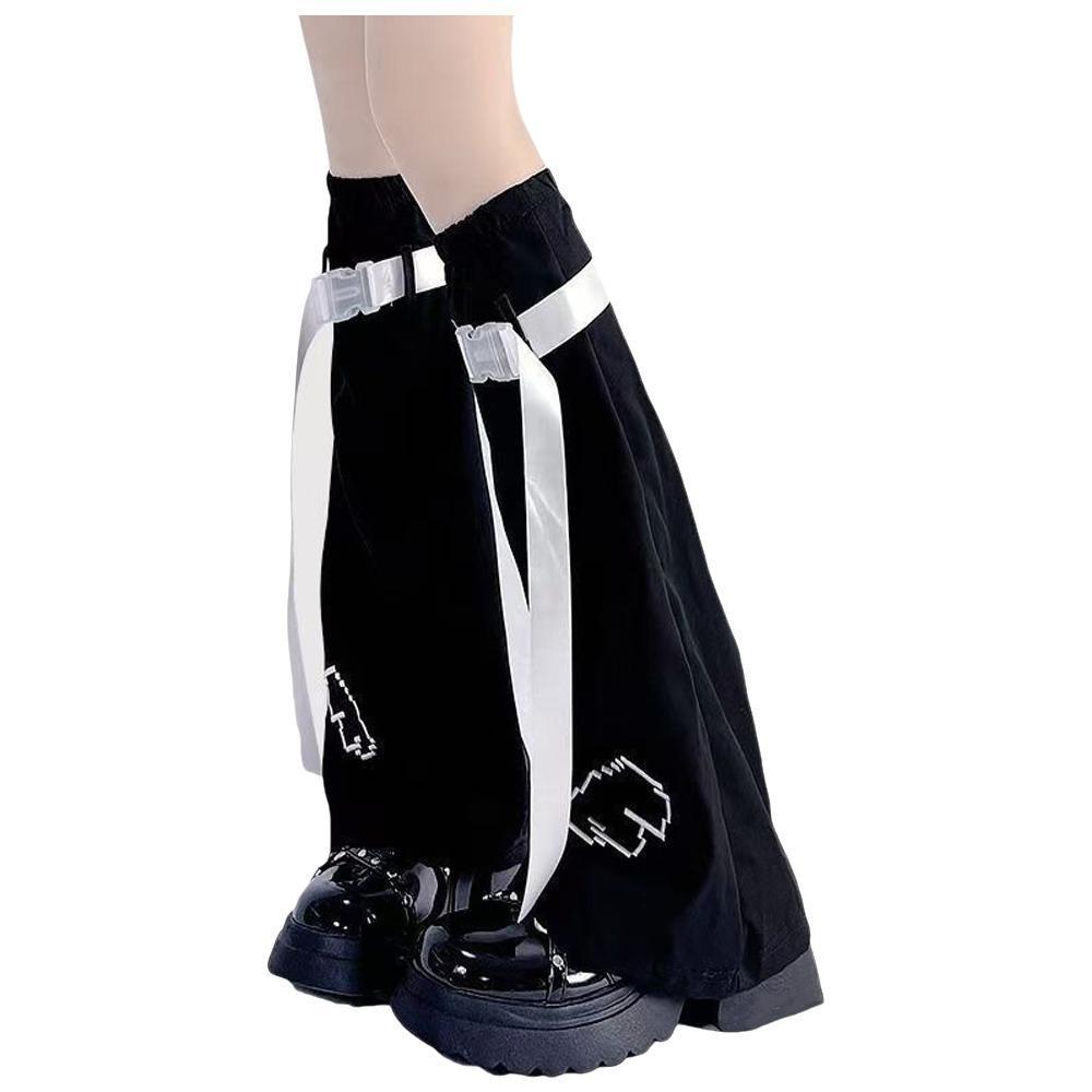 Wing Design Leg Socks Cover Trumpet Shaped High Tube Socks Boot Cuffs Cover Stockings For Women