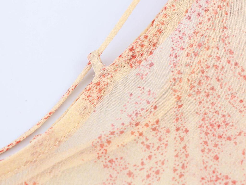 2025 Spring Women's Casual Printed Dress - European & American Style