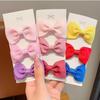 10 Teile/satz Baby Mädchen Haar Clips Candy Farbe Bowknot Kinder Haarnadeln Haarspangen Süße Prinzessin Kinder Infant Kopfbedeckungen