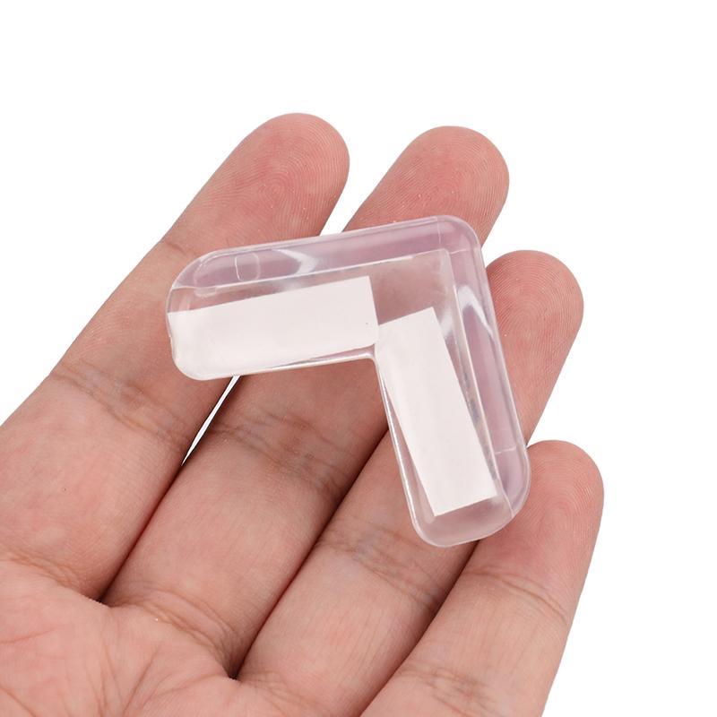 4 Stk Silikon Baby Safety Protector Møbel Hjørnedeksel Antikollisjonskant