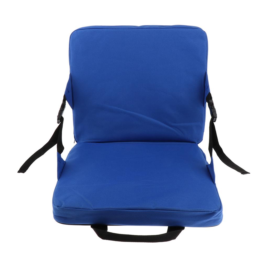 

Non-Slip Foldable Outdoor Camping Mat Seat Cushion Portable Waterproof Chair Picnic Stadium Soft Seat Padding Blue синий