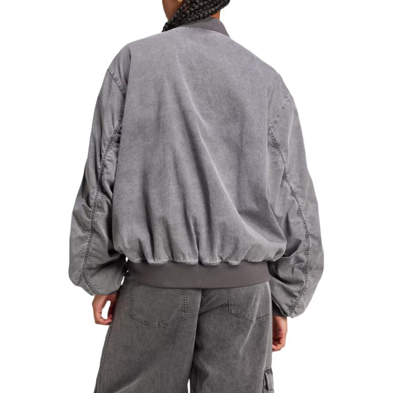 Adidas Originals ADILENIUM LONG SLEEVE TOP Jacket Women's Gray JM9264