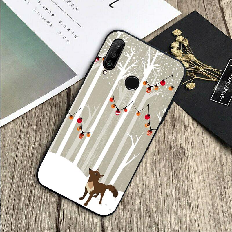 Winter Fox Foxes For Huawei Nova 8i 11i 12i 12s 9 10 SE Y60 Y70 Y90 Y72 Y73 Y61 Y91 P60 Pro P30 P40 Lite Case