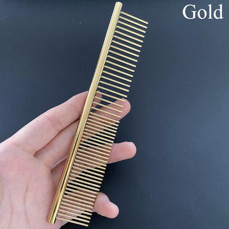Stainless Steel Pet Comb Optional Professional Dog Cat Grooming Comb Puppy Hair Trimmer Brush Beauty Combs Styling Tools.