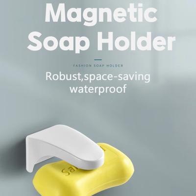 Magnetic Soap HolderSoap Box Punch-free Soap Holder Drain Soap Holder Bathroom Toilet Soap Box Bathroom Organizer and Storage