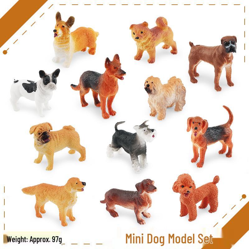 Cross-Border Farm Animal Miniature Model Set: Chickens, Ducks, Geese, Cows, and More