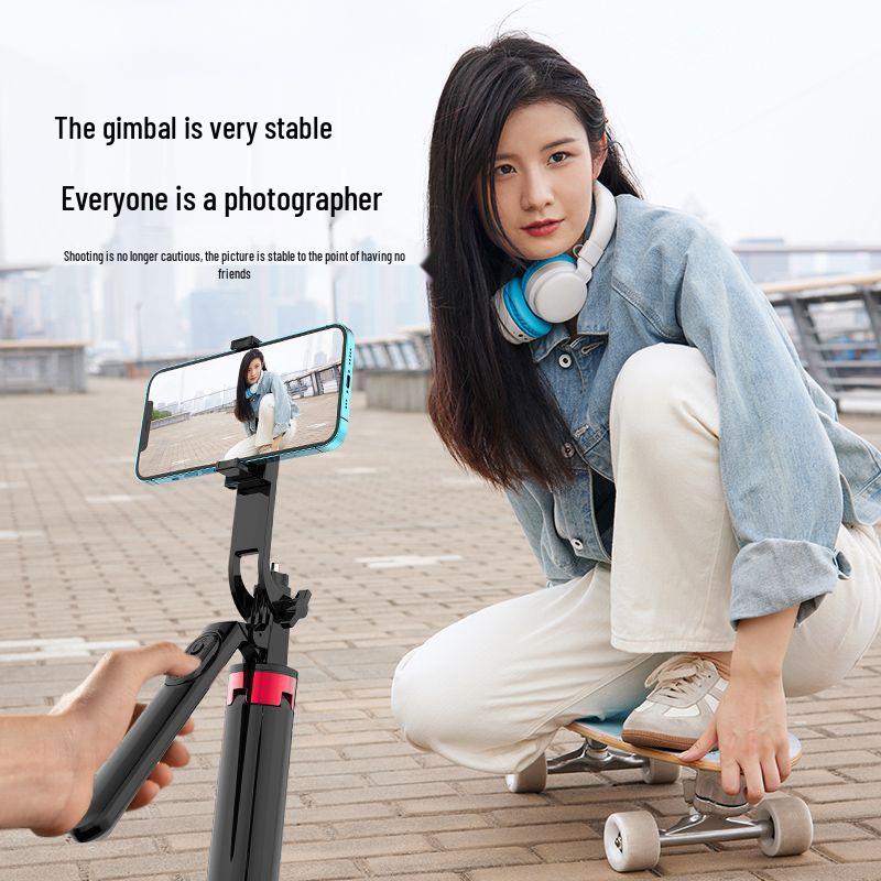 1,8 m 360° Handheld Selfie-Stick Stativ für Telefon - Universelles Live-Streaming & Bodenaufnahme-Stativ