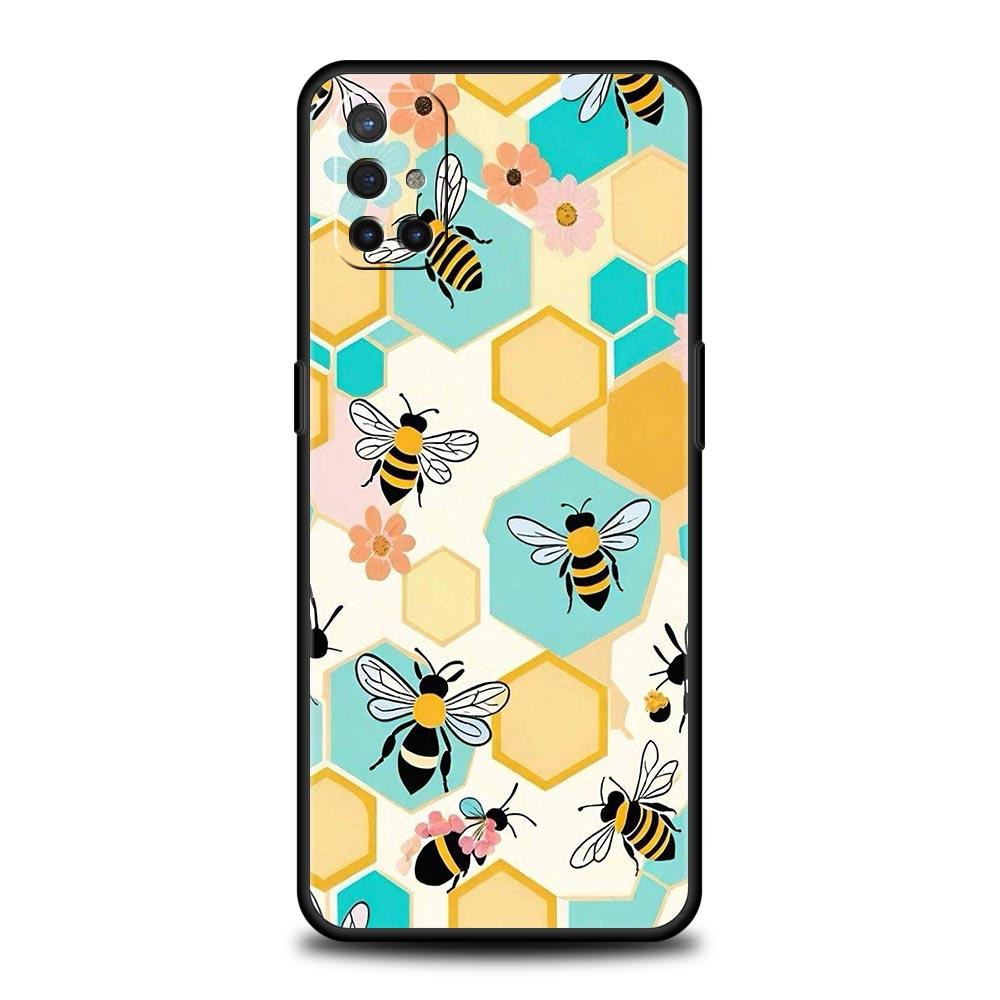 Bee Honey Phone Case For OnePlus 13 12 11 10 9 8 7T Pro 13R 12R 10R 9RT 8T Nord N200 N30 2T CE 2 3 5G Lite Soft Cover