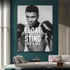 Motivierende Boxposter, inspirierende Zitate, Muhammad Ali, Drucke, Schwarz-Weiß-Sport-Wandkunst, Leinwandgemälde, Fitnessstudio-Dekoration