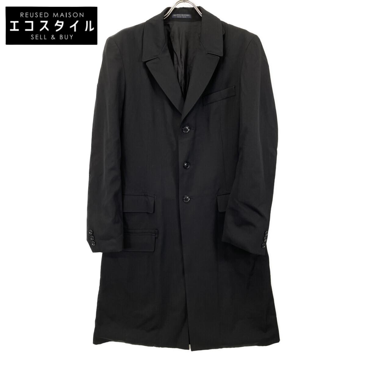 

REGULATION Yohji Yamamoto HV-J98-148 18AW Black Doctor Coat coat 2 blackUsed