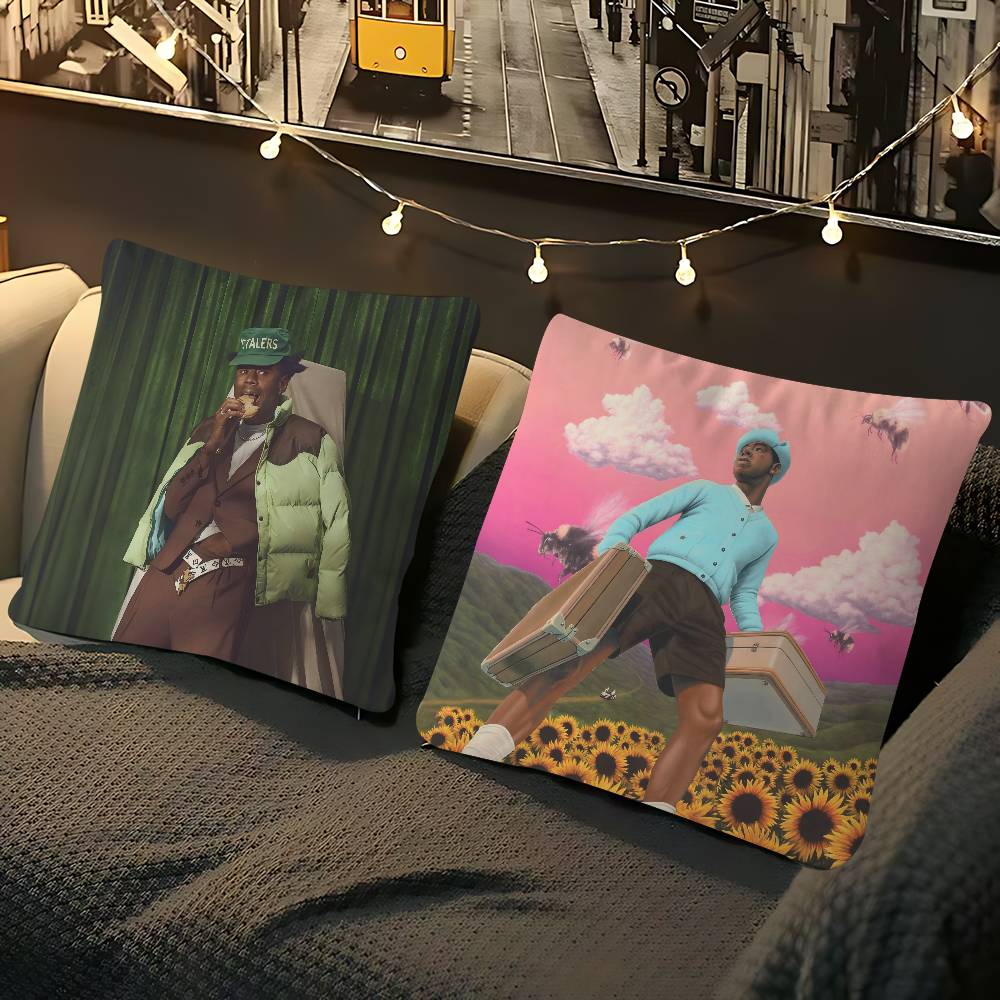 T-TylerS The CreatorS Pillow Case Removable Washable Cushion Cover – All-Season Soft Linen