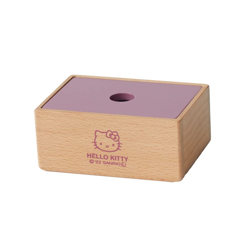 Nichigan Hello Kitty Wooden Goods Series HK12 Mini Case HELLO KITTY