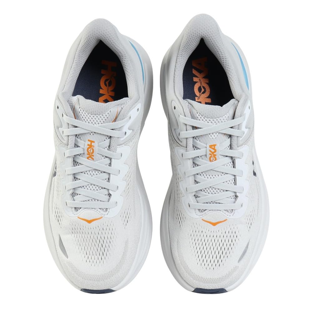 HOKA Bondi 9 Running Size Shoes, Gray, 1162011-SSTC, Men's 27.0
