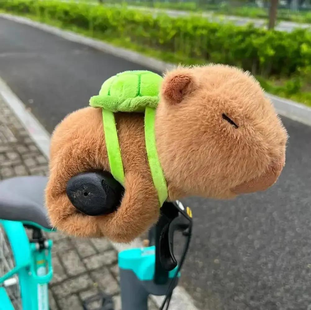 Capybara Auto-Innenausstattung, Mittelkonsole, Displays, Griff, Wischer, Zubehör für Handbremse, Türgriff, süße Plüschpuppen, Armbinde