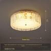 UOSU Modern Crystal Round Ceiling Light
