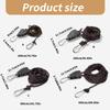 Tent Guy Rope with Pulley Quick Setup Outdoor Guy Lines Reflective Camping Rope with Adjuster for Camping Hiking