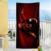 Soccer Player Uniform. Beach Towel Quick-Dry Soft Microfiber Comfortable Lightweight