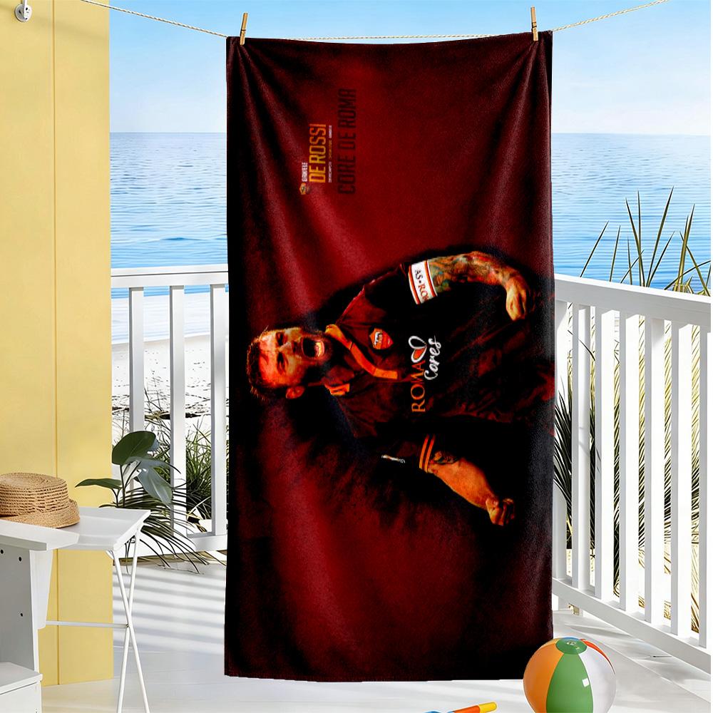 Soccer Player Uniform. Beach Towel Quick-Dry Soft Microfiber Comfortable Lightweight