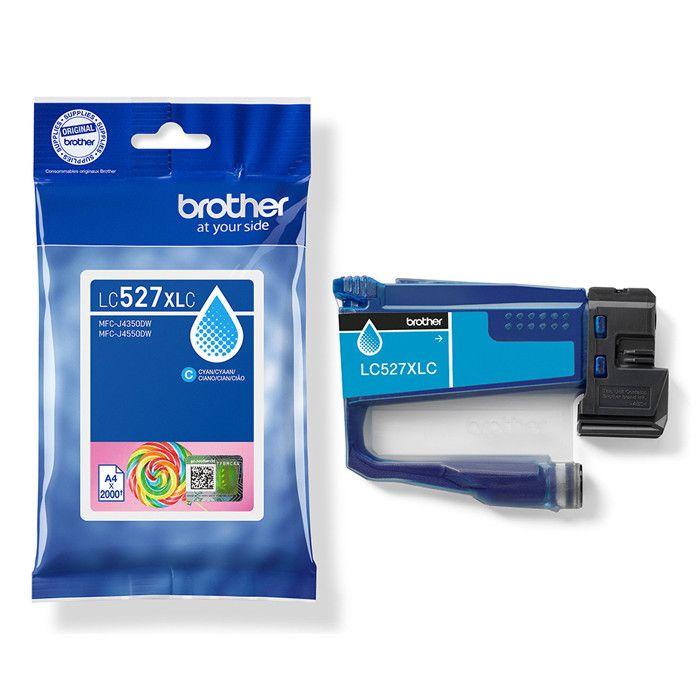 Brother LC527XLC Cartuccia Inchiostro Ciano Originale XL Alta Resa 2000 Pagine