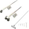 Stainless Steel Precision Cutting Guide Universal Cutting Circular Saw Guide Rail Circular Saw Rip Fence Kit for Straight Edge