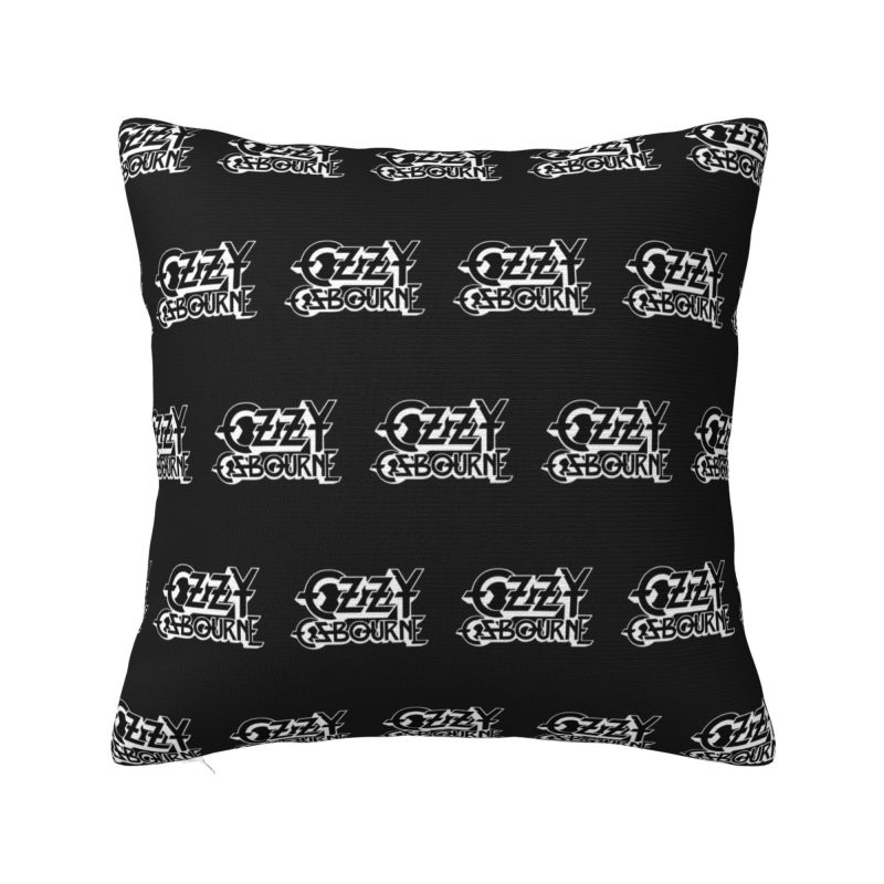 Custom Ozzy Osbourne Prince Of Darkness Cushion Cover Heavy Metal Band Rock Velvet Nordic Throw Pillow Case Home Decoration