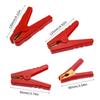 High Current Battery Clamps Clip With Copper Conductors for Automotive Marine Power Tool Equipment 100A 300A 500A Option