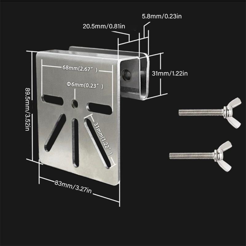 Adjustable Solar Panel Mounting Bracket For Roof Gutters With Angle Adjustment Stainless Steels Solar Panel Mount