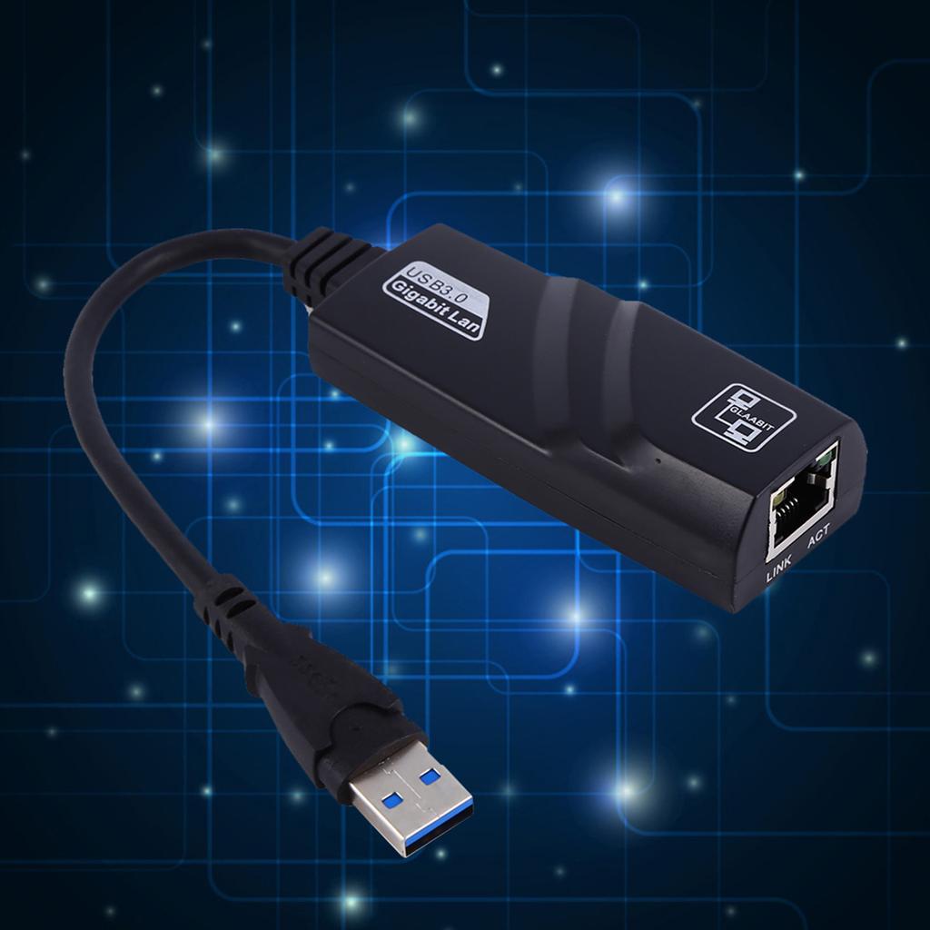 SuperSpeed USB 3.0 To RJ45 Gigabit Ethernet Network Adapter Wired Lan For MacBook