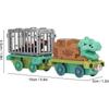 12Pcs Dinosaur Truck Toy, Mini Dinosaur Transport Car Carrier Trains Set Pull Back Monster Trucks for Boys Girls Toddlers Birthday Christmas Toy Gift