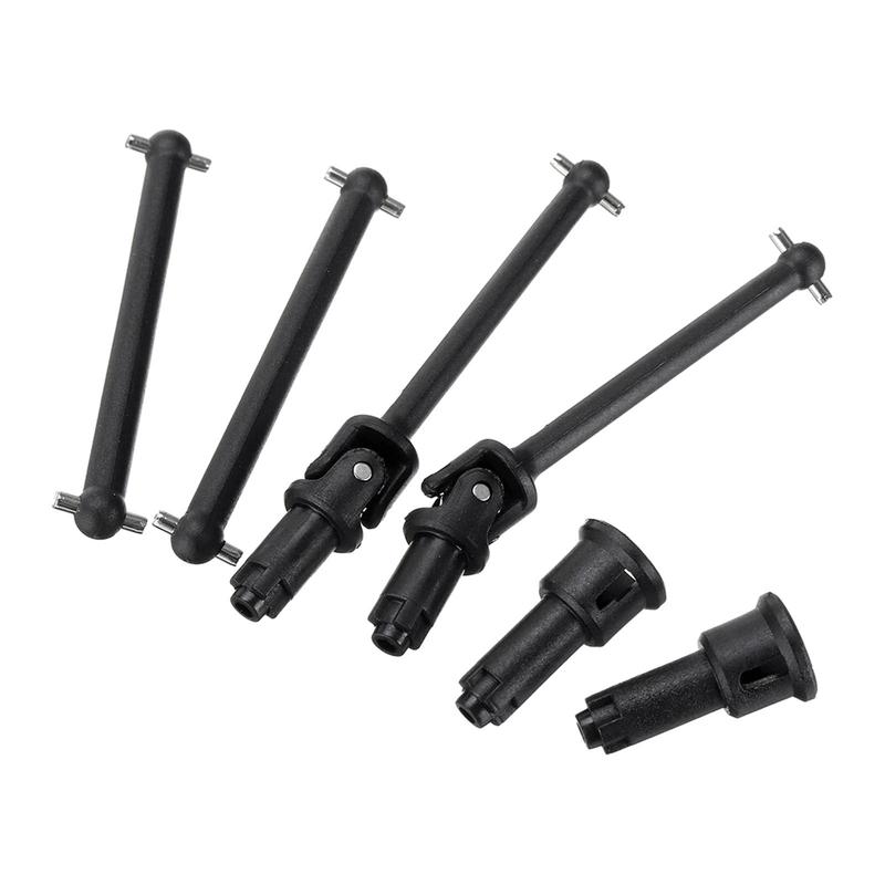 Front& Rear RC Car Drive Shaft Set for HBX 16889 SG1602 16890 Trucks DIY Modified